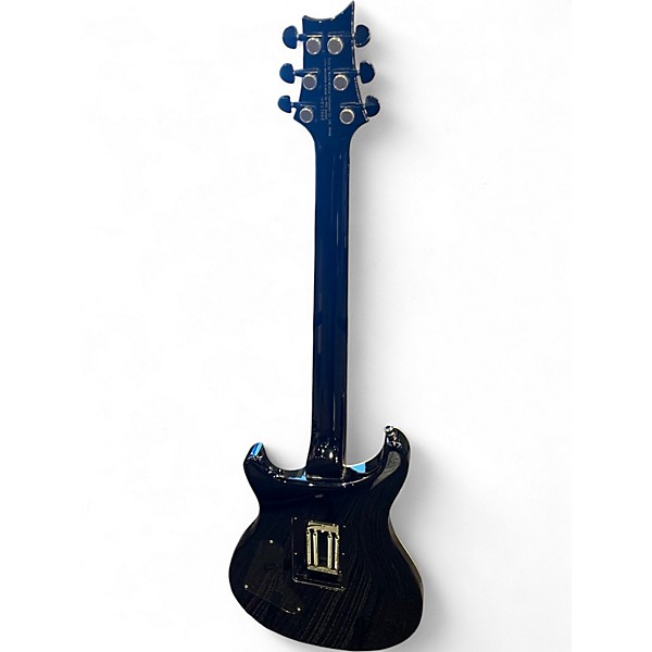 Used PRS SE Custom 24 Trans Black Solid Body Electric Guitar