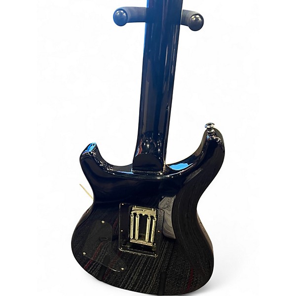 Used PRS SE Custom 24 Trans Black Solid Body Electric Guitar