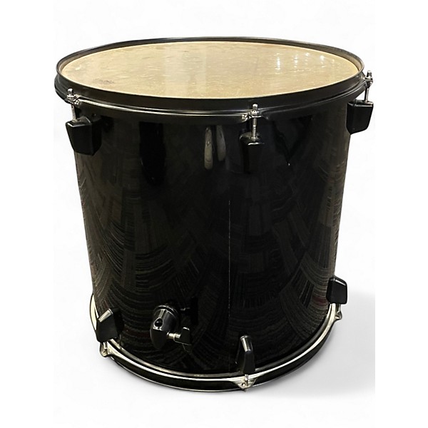 Used Percussion Plus 5 Piece PP4200BK Black Drum Kit
