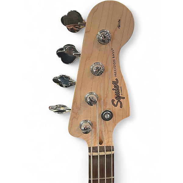 Used Squier Affinity Precision Bass Pearl White Electric Bass Guitar