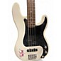 Used Squier Affinity Precision Bass Pearl White Electric Bass Guitar