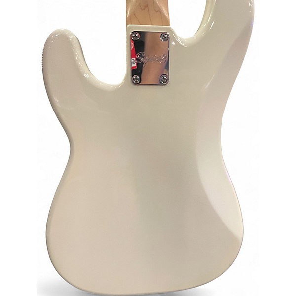 Used Squier Affinity Precision Bass Pearl White Electric Bass Guitar