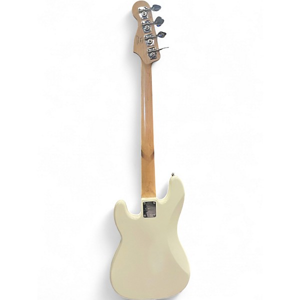 Used Squier Affinity Precision Bass Pearl White Electric Bass Guitar