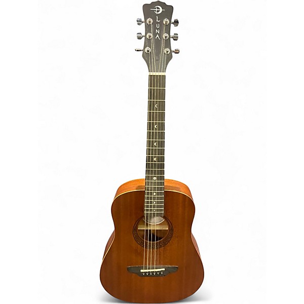 Used Luna SAF MAH GC Natural Acoustic Guitar