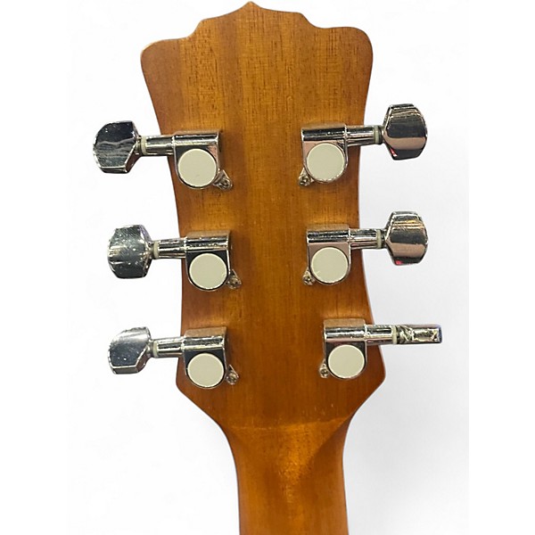 Used Luna SAF MAH GC Natural Acoustic Guitar