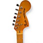Vintage 1970s Fender stratocaster Black Solid Body Electric Guitar