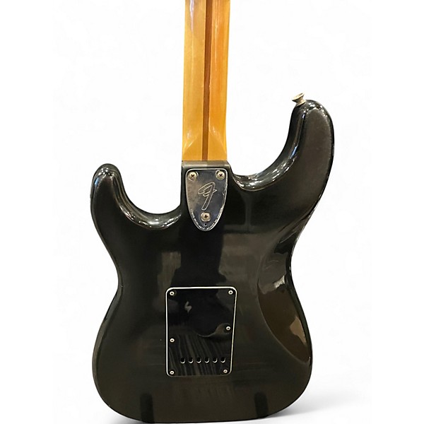 Vintage 1970s Fender stratocaster Black Solid Body Electric Guitar