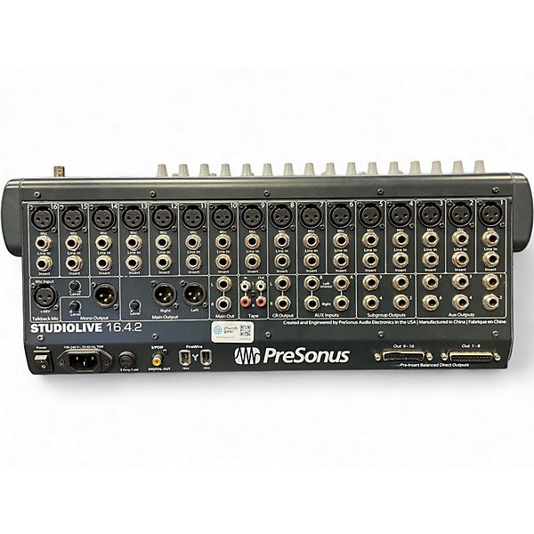 Used PreSonus Studio Live 16.4.2AI Digital Mixer