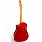 Used Fender Sonoran SCE Candy Apple Red Acoustic Electric Guitar