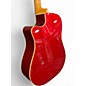 Used Fender Sonoran SCE Candy Apple Red Acoustic Electric Guitar