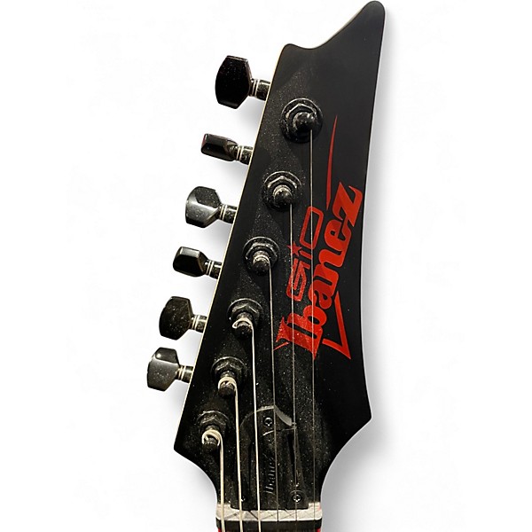 Used Ibanez GIO GRG131DXBKF Black Solid Body Electric Guitar