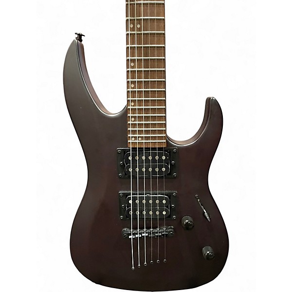 Used Mitchell MM100 Mini Walnut Solid Body Electric Guitar