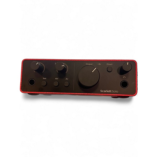 Used Focusrite SCARLETT SOLO 4TH GEN Audio Interface