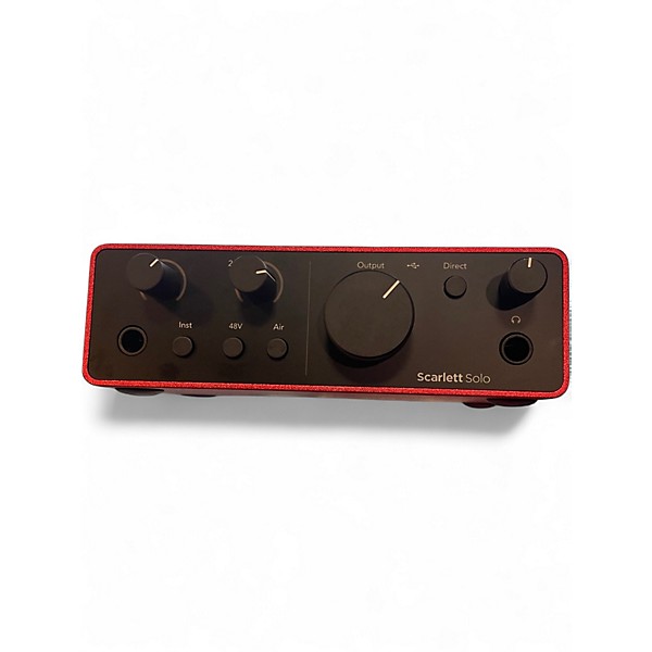 Used Focusrite SCARLETT SOLO 4TH GEN Audio Interface
