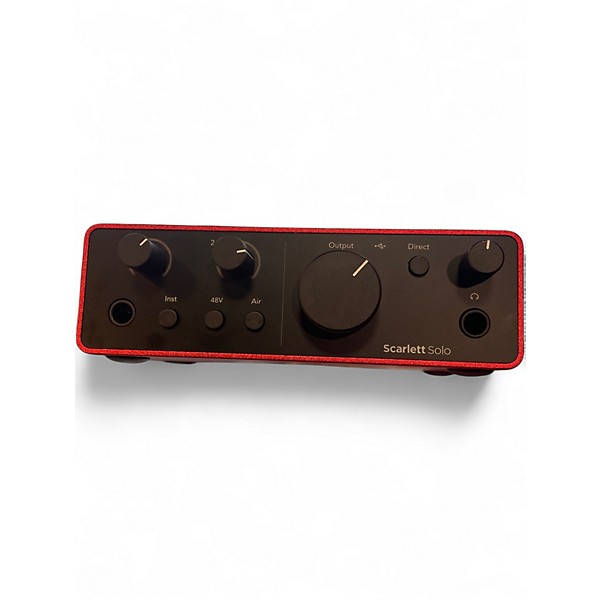 Used Focusrite SCARLETT SOLO 4TH GEN Audio Interface