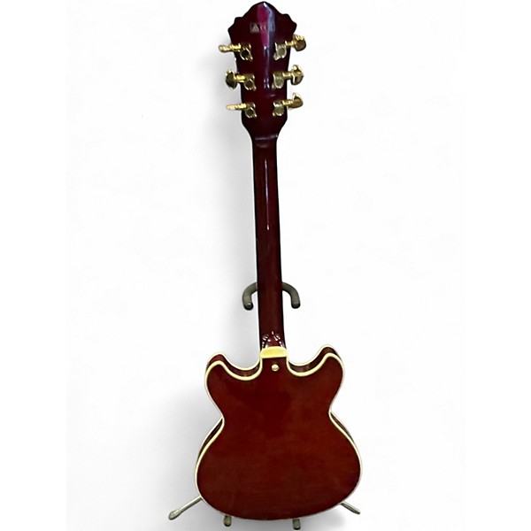 Used 2015 Ibanez AS253 BM Trans Red Hollow Body Electric Guitar