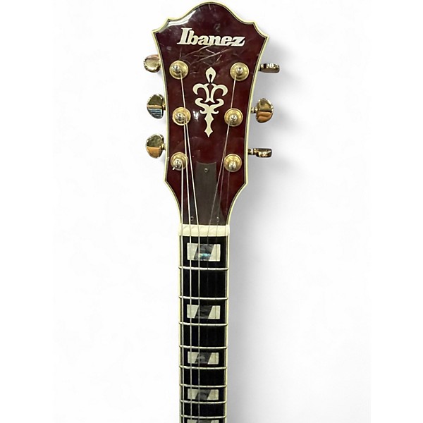 Used 2015 Ibanez AS253 BM Trans Red Hollow Body Electric Guitar
