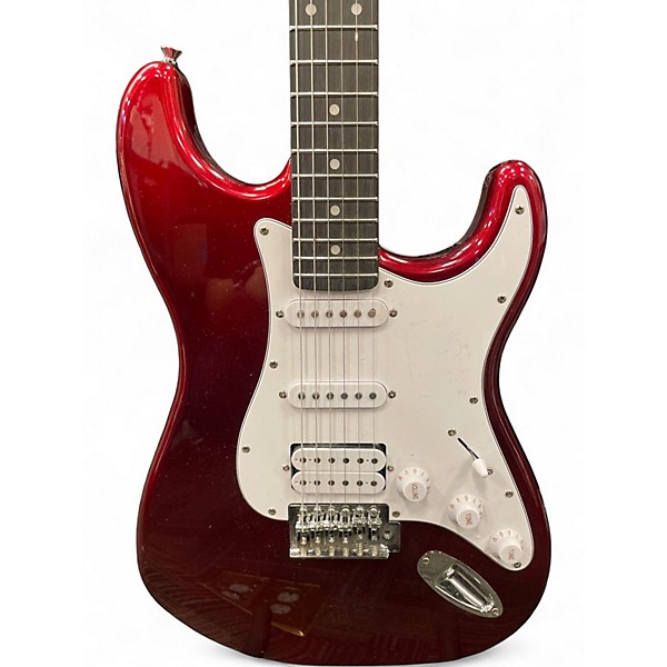 Used Donner DST100R Candy Apple Red Solid Body Electric Guitar