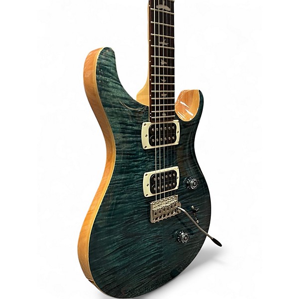 Used PRS SE Custom 24 Emerald Green Solid Body Electric Guitar