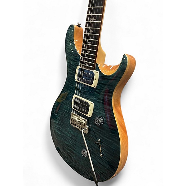 Used PRS SE Custom 24 Emerald Green Solid Body Electric Guitar