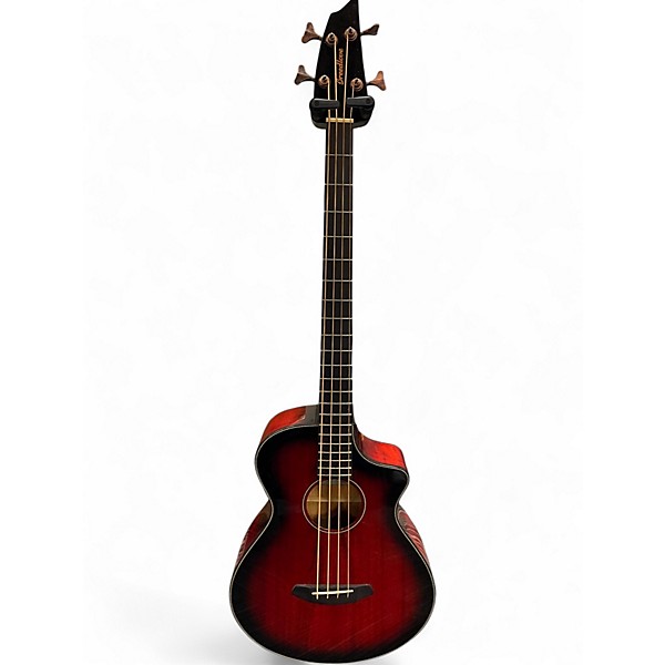 Used Breedlove PURSUIT EX S CONCERT SN BASS CE Crimson Burst Acoustic Bass Guitar