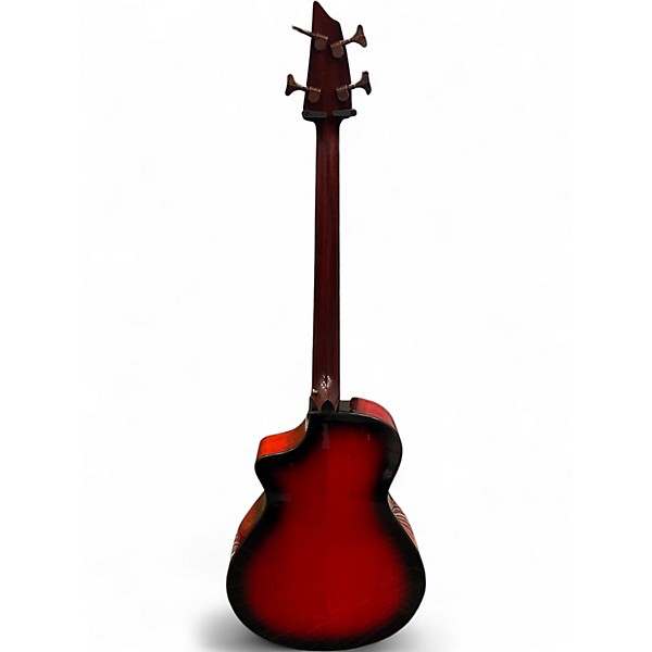 Used Breedlove PURSUIT EX S CONCERT SN BASS CE Crimson Burst Acoustic Bass Guitar