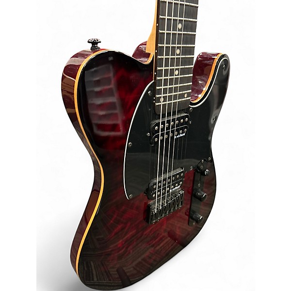 Used Michael Kelly 507X 7-String Crimson Red Trans Solid Body Electric Guitar