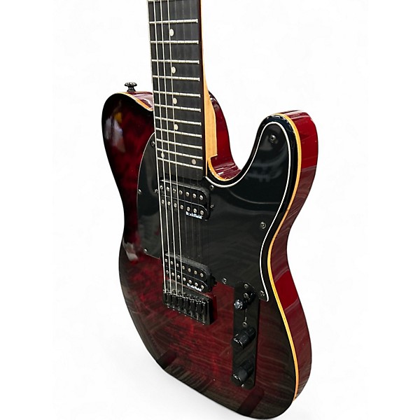 Used Michael Kelly 507X 7-String Crimson Red Trans Solid Body Electric Guitar