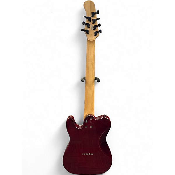 Used Michael Kelly 507X 7-String Crimson Red Trans Solid Body Electric Guitar