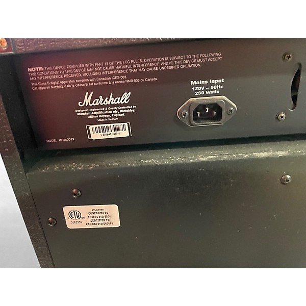 Used Marshall MG250DFX 100W 2x12 Guitar Combo Amp