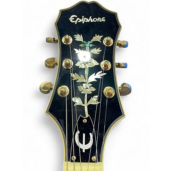 Used Epiphone Sheraton II er Ebony Hollow Body Electric Guitar