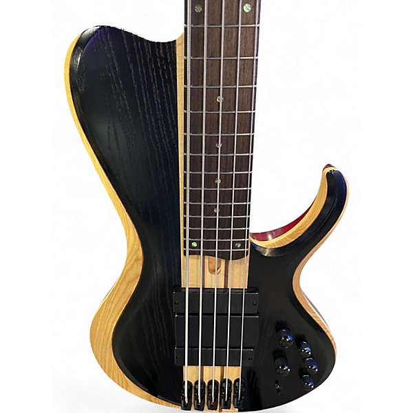 Used Ibanez btb865sc Black Electric Bass Guitar