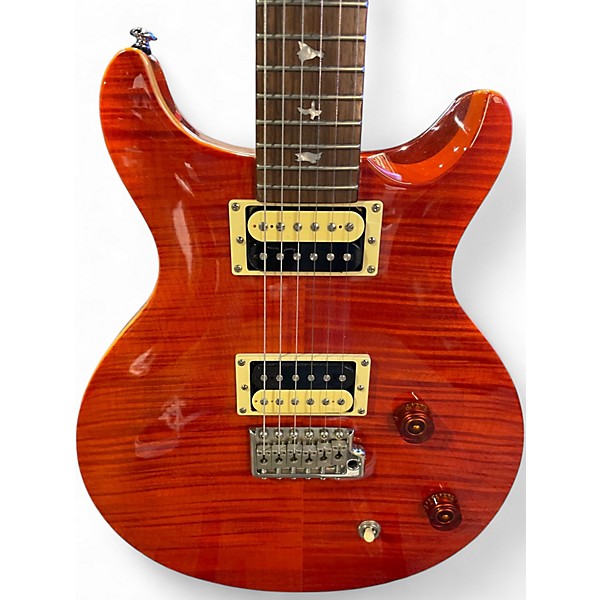 Used PRS Carlos Santana Signature SE Orange Solid Body Electric Guitar
