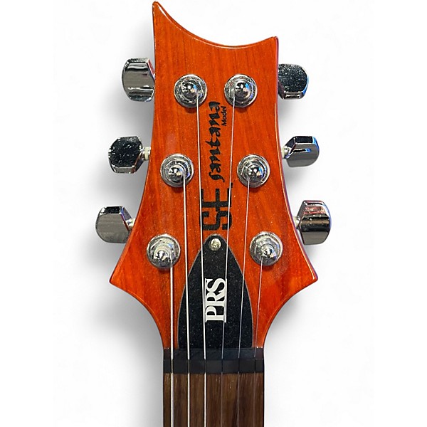 Used PRS Carlos Santana Signature SE Orange Solid Body Electric Guitar