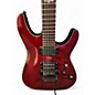 Used Schecter Guitar Research Damien Special Floyd Rose Vampyre Red Solid Body Electric Guitar