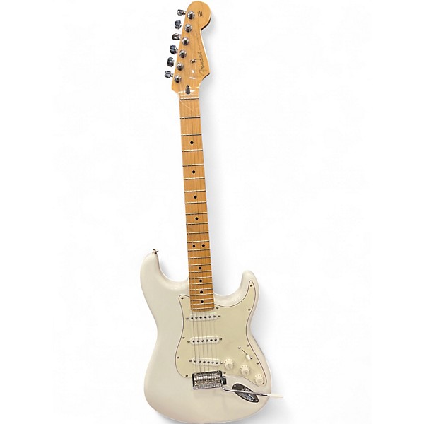 Used Fender Player Stratocaster Olympic White Solid Body Electric Guitar
