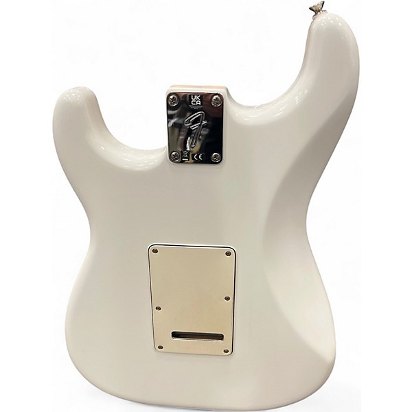 Used Fender Player Stratocaster Olympic White Solid Body Electric Guitar