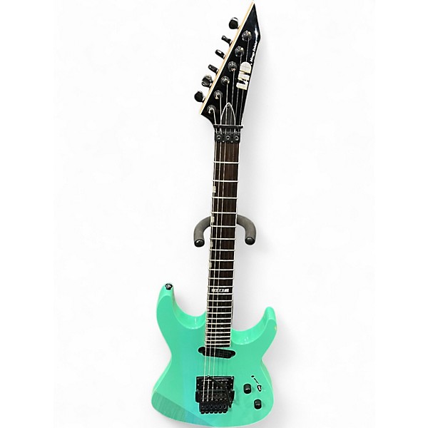 Used ESP LTD Mirage Deluxe '87 Turquoise Solid Body Electric Guitar
