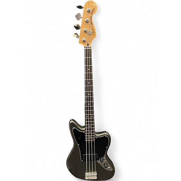 Used Squier JAGUAR BASS Charcoal Electric Bass Guitar