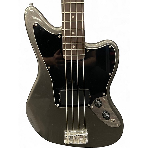 Used Squier JAGUAR BASS Charcoal Electric Bass Guitar
