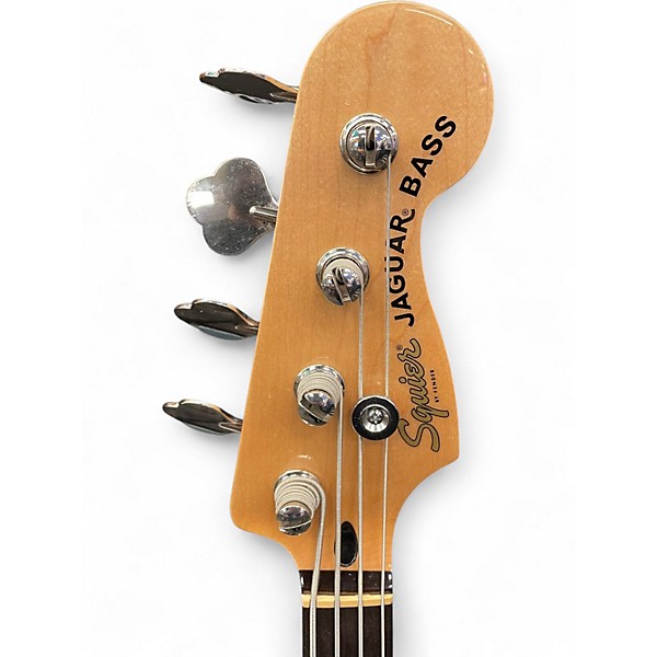 Used Squier JAGUAR BASS Charcoal Electric Bass Guitar