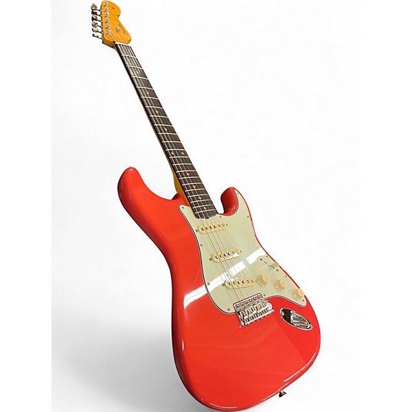 Used Fender American Vintage II 1961 Stratocaster Fiesta Red Solid Body Electric Guitar