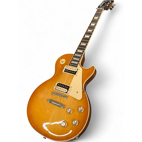 Used Gibson Les Paul Classic Honey Burst Solid Body Electric Guitar