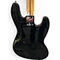 Used 1998 Fender Standard Jazz Bass Left Handed BLACK Electric Bass Guitar