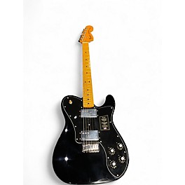 Used Fender AMERICAN VINTAGE II 1975 TELECASTER DELUXE BLACK Solid Body Electric Guitar