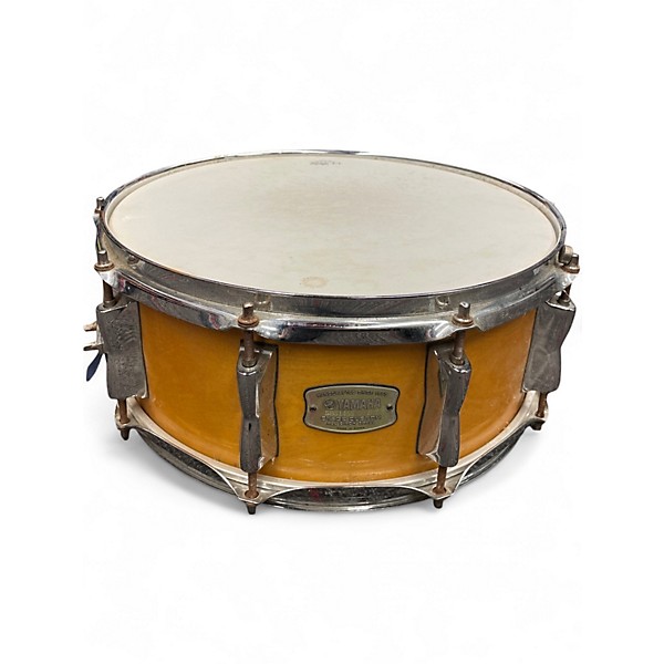 Used Yamaha 14in Stage Custom Snare Natural Drum