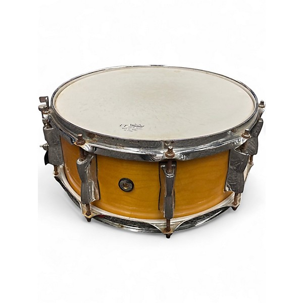 Used Yamaha 14in Stage Custom Snare Natural Drum