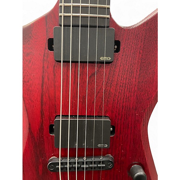 Used Solar Guitars X2.6ROP+ Satin Red Solid Body Electric Guitar