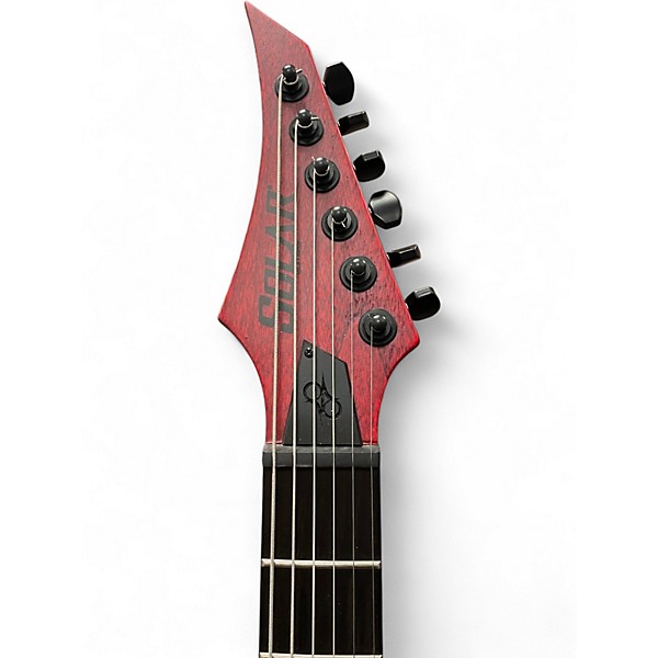 Used Solar Guitars X2.6ROP+ Satin Red Solid Body Electric Guitar
