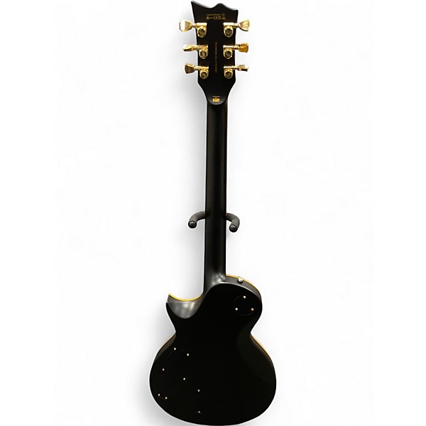 Used ESP LTD EC1000 Deluxe Black and Gold Solid Body Electric Guitar